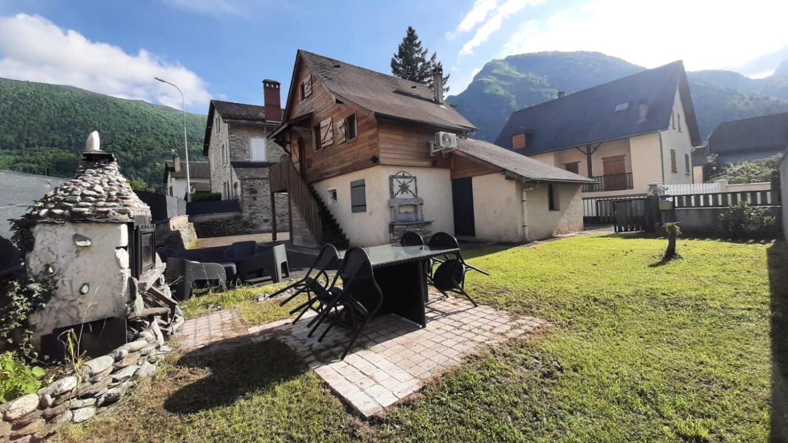 Appartement Cocoon Avec Jardin Et Vue Montagne Laruns Zewnętrze zdjęcie